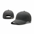 Classic dark gray baseball cap with adjustable strap Royalty Free Stock Photo