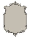 Classic decorative frame in old style