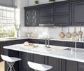 Classic design of kitchen