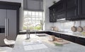 Classic design of kitchen