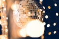 classic disco ball with christmas Royalty Free Stock Photo