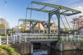 Classic draw bridge in Holland, Netherlands Royalty Free Stock Photo