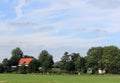 Dutch country view. Summer photo Royalty Free Stock Photo