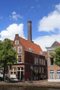 Classic Dutch house with chimney