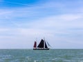 Classic Dutch sailing ship Royalty Free Stock Photo