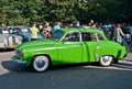 Classic East German car Wartburg 311 on a street parade