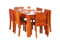 Classic elegant dining table set Royalty Free Stock Photo