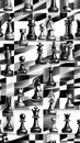 A Classic And Elegant Image Of Black And White Chess Pieces On A Board, Representing Strategy, Intelligence, And Competition