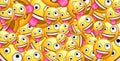 Classic emoji background with high quality