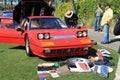 Classic Ferrari 512 bbi sports car frontal view Royalty Free Stock Photo