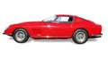 Classic Ferrari Coupe isolated