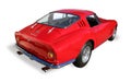 Classic Ferrari Coupe isolated