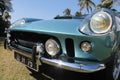 Classic Ferrari sports car corner