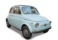Classic  Fiat 500 isolated in white background Royalty Free Stock Photo