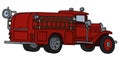 The classic fire truck Royalty Free Stock Photo