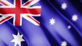 Classic Flag Smooth. Real video of a large Australia flag blowing in the wind