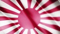 Classic Flag Smooth. Real video of a large Imperial Japan flag blowing in the wind