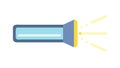 Classic Flashlight: Portable Illumination & Practical Tool, vector design Generative AI Royalty Free Stock Photo