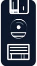 Classic Floppy Disk Save Icon Vector Royalty Free Stock Photo