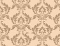 Classic floral ornamented pattern Royalty Free Stock Photo