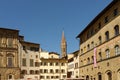 Classic florence city architecture, church spire