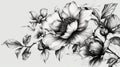 Classic Flower Sketch Elegance