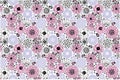 Classic Flowers Cute Floral seamless pattern