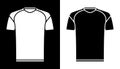 classic football player t shirt icon. Sports uniform of soccer player. Layout of athletes on field. Vector