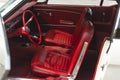 Classic Ford Mustang interior, old muscle car