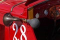 Classic formula car interior