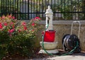 Classic Fountain in a Garden Royalty Free Stock Photo