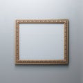 Classic Frame On White Wall (Rectangle Horizontal Version)