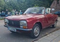 Classic French convertible car Peugeot 304