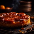 Tarte tatin: A deliciously caramelized French pastry.