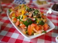 Classic fresh Israeli salad Royalty Free Stock Photo