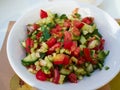 Classic fresh Israeli salad