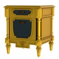 Classic furniture. Chest of drawers. Victorian interior. Royalty Free Stock Photo