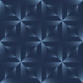 Classic Geometric Posh Seamless Pattern Trend Vector Blue Abstract Background