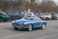 Classic German car VW Karmann Ghia Royalty Free Stock Photo