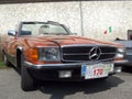 Classic German convertible car, Mercedes Benz