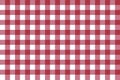 Classic gingham red square village pattern. vector checkerboard Chequer seamless pattern for textile, picnic table linen. grpahic