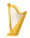 Classic golden harp.