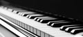 Classic grand piano keyboard Royalty Free Stock Photo