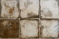 Classic gray cement floor, patterned checkered Royalty Free Stock Photo