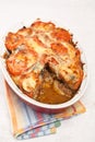 Classic greek moussaka Royalty Free Stock Photo