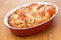 Classic Greek Moussaka with Eggplant Royalty Free Stock Photo