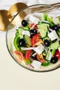 Classic Greek salad Royalty Free Stock Photo