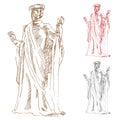 Classic Greek Statue Royalty Free Stock Photo