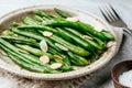 Classic Green Bean Almondine Royalty Free Stock Photo