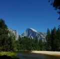 Classic Half Dome, Yosemite Royalty Free Stock Photo